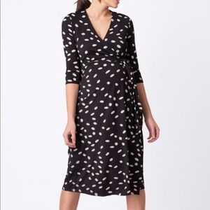 Wrap maternity dress